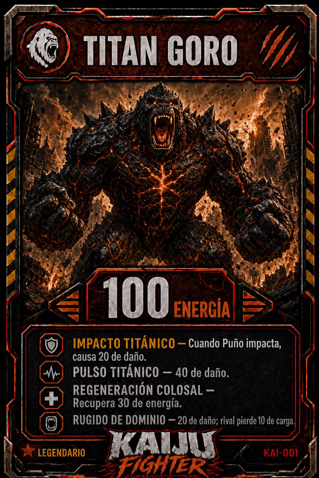 Carta de Titan Goro